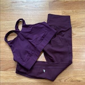 Fabletics Purple Activewear Set